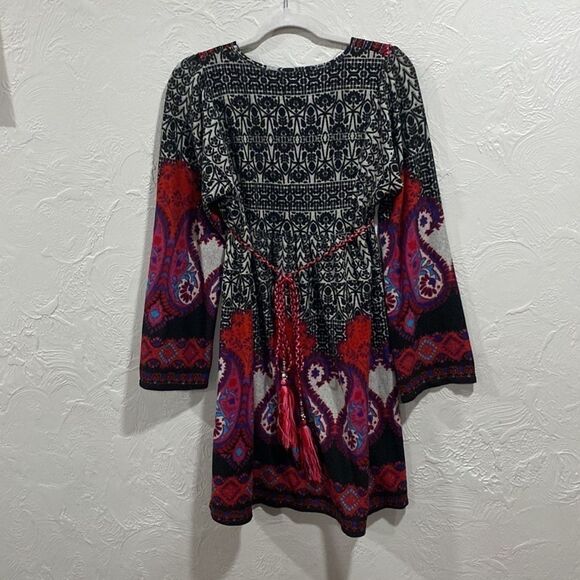 Angie boho Multicolored artsy Dress size medium - Picture 6 of 7